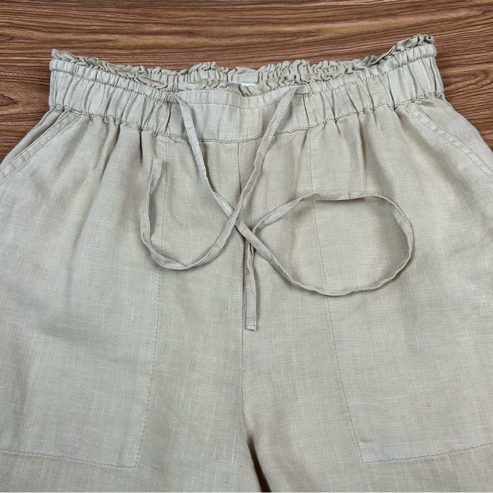 Michael Stars Jules High-Rise Wide Leg Linen Pants - Small - Picture 5 of 10